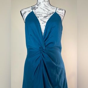 NWT Jarlo Long Green Gown Size 10 Org $119